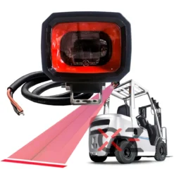 Red Line LED Forklift Light Warehouse Safety Front Side Marker Clearance Warning Lamp Spot Offroad Race 12V 48V -Oz G 32738.1647473583