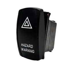 Hazard Lights On/Off Rocker Switch 4-Pin SPST Laser Etch Blue & Red LED Backlit For Polaris RZR Can-Am X3 Yamaha YXZ -Oz H 1 04524.1683931108