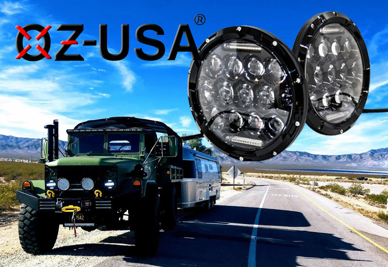7" Military Headlight LED 24 Volts For Truck Humvee 1 7" Military Headlight LED 24 Volts For Truck Humvee