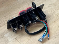 Keyed Carbon Fiber Ignition Switch Panel Engine Start Battery Cut On/Off Red Rocker With Aux Toggle Switch -Oz IMG 1012 49166.1695146810