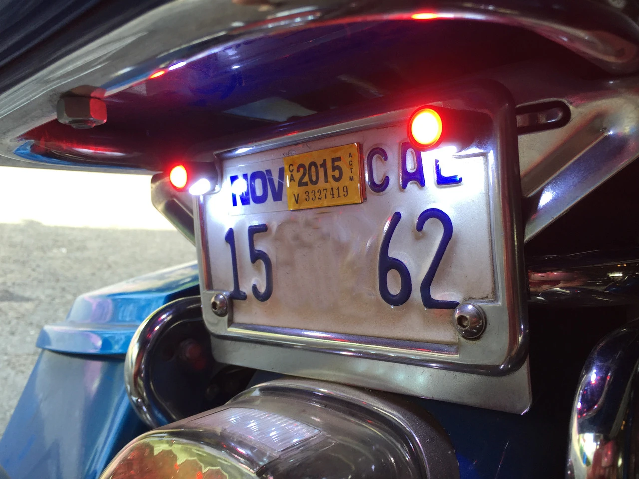 Black Dual LED Tag Lights License Plate Bolts OZ-USA® Xenon White Red LED For Motorcycle ATV Car 4x4 Offroad Trucks 4 Black Dual LED Tag Lights License Plate Bolts OZ-USA® Xenon White Red LED For Motorcycle ATV Car 4x4 Offroad Trucks - Image 4