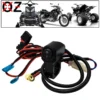 Motorcycle ATV Dirt Bike Single Output Wiring Harness Handlebar Switch For Accessory Auxiliary LED Light