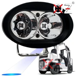 6X Blue Forklift LED Light And Warehouse Safety Laminated Vinyl Caution Sign -Oz K 02648.1647556633