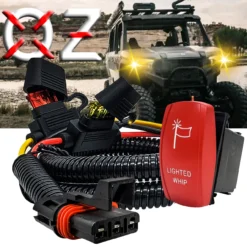 10ft. Pulse Power Bus Bar Plug Wire Harness With On/Off Red Rocker Switch For Whip Lights Compatible With 2024 Polaris XPEDITION XP ADV Ultimate Northstar Premium 12 10ft. Pulse Power Bus Bar Plug Wire Harness With On/Off Red Rocker Switch For Whip Lights Compatible With 2024 Polaris XPEDITION XP ADV Ultimate Northstar Premium -Oz LW2 2 79088.1699318431