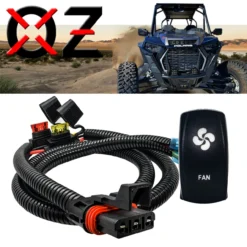Power Bus Bar Plug Wire Kit With On/Off Rocker Switch For FAN Compatible With Polaris Pulse Power Busbar RZR Pro Ranger Crew XP 2018-2023