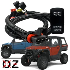 Pulse Power Bus Bar Plug & Play Wire Harness With On/Off Rocker Switch For LED Pod Lights Compatible With 2024 Polaris XPEDITION XP ADV Ultimate Northstar Premium -Oz PLS 1 90699.1696024820