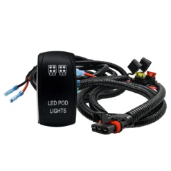 10ft. Power Bus Bar Plug Wire Harness Kit For LED Pod Lights Compatible With Pulse Power Busbar Polaris RZR Pro Ranger Crew XP 2018-2023 -Oz PLS B 97596.1674867875