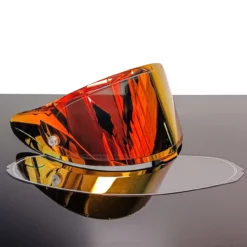 Red CWR-F2 NXR 2 Z8 Helmet Visor Shield With DKS-304 Anti-Fog Pinlock Insert Lens Compatible With RF-1400 Helmet
