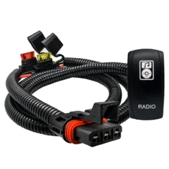 Power Bus Bar Plug With Radio On/Off Rocker Switch Wire Kit Compatible With Polaris RZR Pro Ranger Crew XP 2018-2023 -Oz RDO 1 86431.1673992785