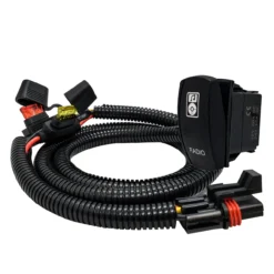 Power Bus Bar Plug With Radio On/Off Rocker Switch Wire Kit Compatible With Polaris RZR Pro Ranger Crew XP 2018-2023 -Oz RDO 2jpg 02535.1675369942