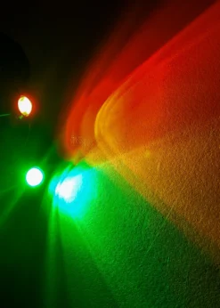 Red & Green LED Navigational Marine Bow Lights 5/8" Round 22mm Bolt Beam With 20 Ft. AWG #26 Wire Cable For Boats Pontoon Houseboats Fishing Vessels -Oz RG4 59504.1686699547