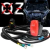 10ft. Power Busbar Wire Harness Kit With Rear Lights On/Off Red Rocker Switch Compatible With 2018-2023 Can-Am Maverick X3 Max RS Turbo RR Sport Trail Defender