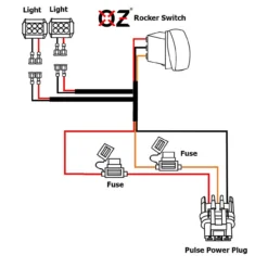Pulse Power Bus Bar Plug & Play Wire Harness With On/Off Red Rocker Switch For Side Lights Compatible With 2024 Polaris XPEDITION XP ADV Ultimate Northstar Premium -Oz RZR POD WIRE 34857.1696113902