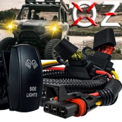 Pulse Power Bus Bar Plug & Play Wire Harness With On/Off Rocker Switch For Side Lights Compatible With 2024 Polaris XPEDITION XP ADV Ultimate Northstar Premium -Oz SDL 5 47605.1696716497