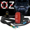 10ft. Power Busbar Wire Harness Kit With Strobe Lights On/Off Red Rocker Switch Compatible With 2018-2023 Can-Am Maverick X3 Max RS Turbo RR Sport Trail Defender