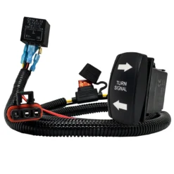 Turn Signal Left/Right Arrow Rocker Switch With Pulse Power Busbar Plug Wire Harness Kit Compatible With 2024 Polaris XPEDITION XP ADV Ultimate Northstar Premium -Oz TS1 4 30776.1696378013