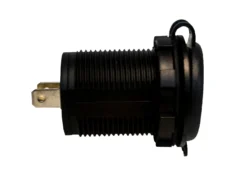 Dual USB Port Blue LED Voltmeter Fast Charger Socket Power Outlet 1.0A 2.1A Car ATV Truck Boat Motorcycle 12 Volt -Oz U 3 02266.1516062381