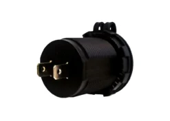 Dual USB Port Blue LED Voltmeter Fast Charger Socket Power Outlet 1.0A 2.1A Car ATV Truck Boat Motorcycle 12 Volt -Oz U 4 45205.1516062381