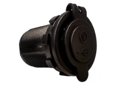 Dual USB Port Blue LED Voltmeter Fast Charger Socket Power Outlet 1.0A 2.1A Car ATV Truck Boat Motorcycle 12 Volt -Oz V 1 35909.1516062380