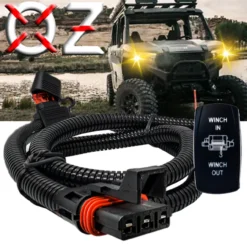 (W) 10ft. Pulse Power Bus Bar Plug Winch In/Out Rocker Switch Wire Harness Kit Compatible With 2024 Polaris XPEDITION XP ADV Ultimate Northstar Premium -Oz W1 1 06732.1699742060