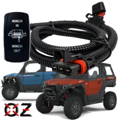 Winch In/Out Rocker Switch With Pulse Power Bus Bar Plug Wire Kit Compatible With 2024 Polaris XPEDITION XP ADV Ultimate Northstar Premium -Oz W1 4 35215.1696451414