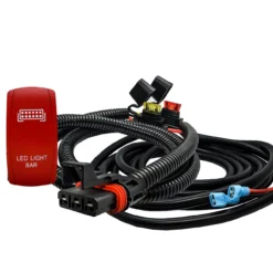 10' Pulse Power Bus Bar Plug Wire Harness With On/Off Red Rocker Switch For LED Light Bar Compatible With 2024 Polaris XPEDITION XP ADV Ultimate Northstar Premium -Oz W10 4 56641.1698278412