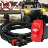Winch In/Out Red Rocker Switch With Pulse Power Bus Bar Plug Wire Kit Compatible With 2024 Polaris XPEDITION XP ADV Ultimate Northstar Premium