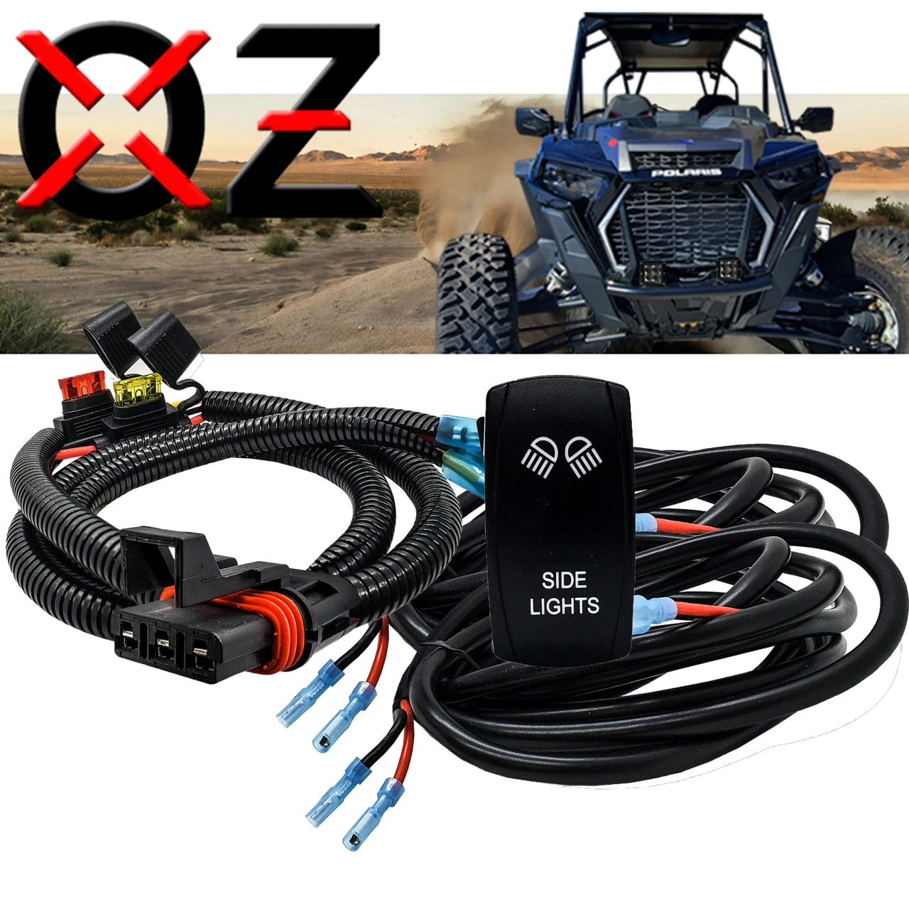 5ft. Power Bus Bar Plug Wire Harness Kit For LED Side Lights Compatible With Pulse Power Busbar Polaris RZR Pro Ranger Crew XP 2018-2023 6 5ft. Power Bus Bar Plug Wire Harness Kit For LED Side Lights Compatible With Pulse Power Busbar Polaris RZR Pro Ranger Crew XP 2018-2023 - Image 6