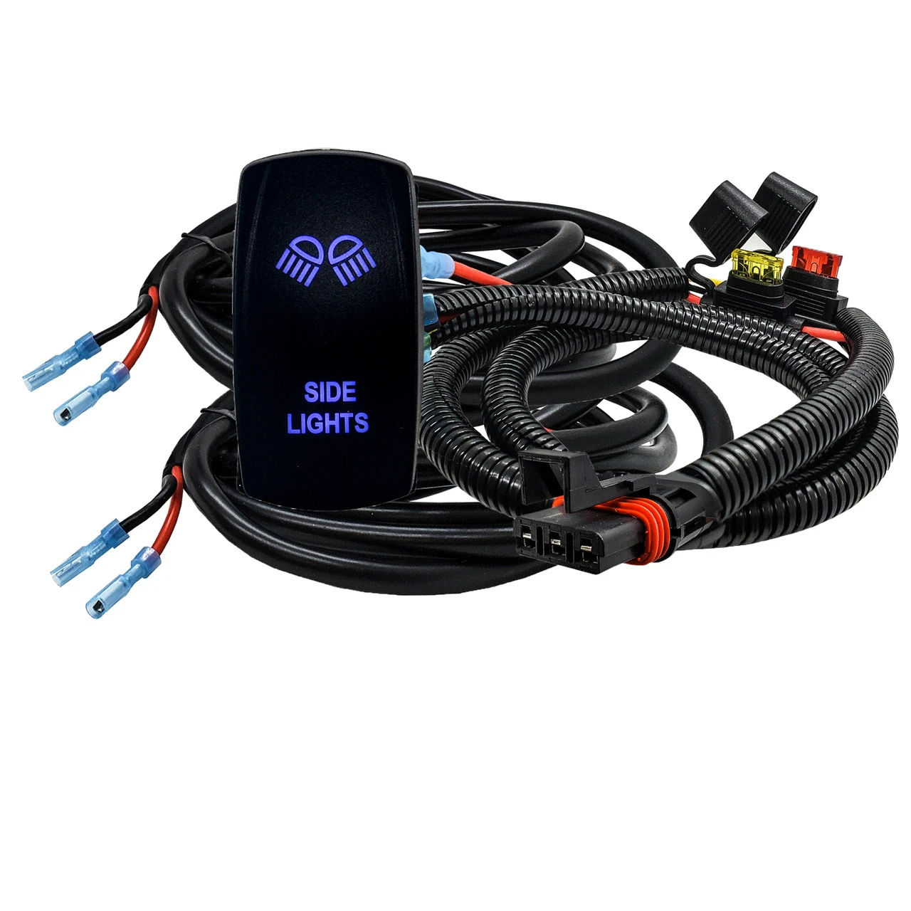 5ft. Power Bus Bar Plug Wire Harness Kit For LED Side Lights Compatible With Pulse Power Busbar Polaris RZR Pro Ranger Crew XP 2018-2023 2 5ft. Power Bus Bar Plug Wire Harness Kit For LED Side Lights Compatible With Pulse Power Busbar Polaris RZR Pro Ranger Crew XP 2018-2023 - Image 2