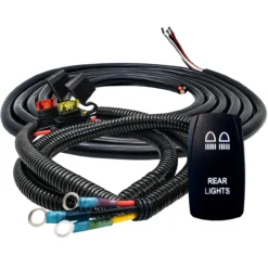 10ft. Power Bus Bar Distribution Block 3-Wire Harness Kit For Dual Function Rear Lights Compatible With 2018-2023 Can-Am Maverick X3 Max RS Turbo RR Sport Trail Defender -Oz X3 BRLS 4 84109.1702594347