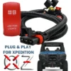 6' Pulse Power Bus Bar Plug Wire Harness With On/Off Red Rocker Switch For LED Pod Lights Compatible With 2024 Polaris XPEDITION XP ADV Ultimate Northstar Premium