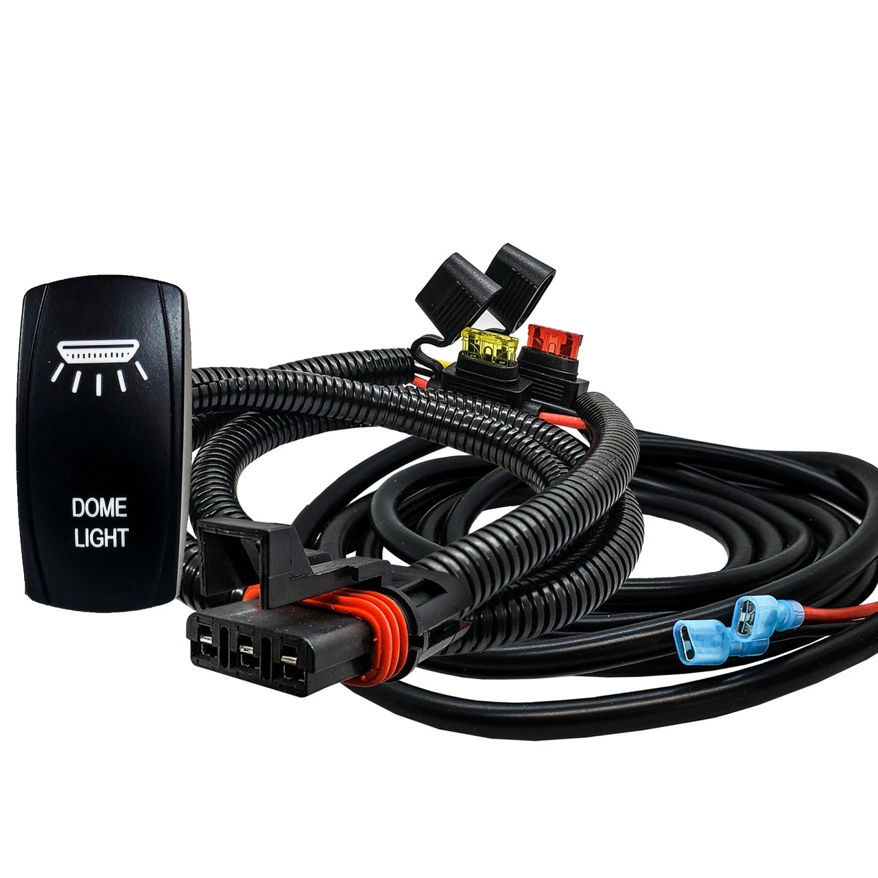 10ft. Pulse Power Bus Bar Plug Wire Harness Kit On/Off Rocker Switch For Dome Lights Bar Compatible With 2024 Polaris XPEDITION XP ADV Ultimate Northstar Premium 4 10ft. Pulse Power Bus Bar Plug Wire Harness Kit On/Off Rocker Switch For Dome Lights Bar Compatible With 2024 Polaris XPEDITION XP ADV Ultimate Northstar Premium - Image 4