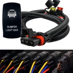 Pulse Power Bus Bar Plug & Play Wire Harness With On/Off Rocker Switch For Bumper Light Bar Compatible With 2024 Polaris XPEDITION XP ADV Ultimate Northstar Premium -Oz XP48 B6 58122.1699120952