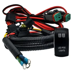 Power Bus Bar Distribution Block Dual DT Deutsch Plug Wire Harness Kit For POD Lights Compatible With 2018-2023 Can-Am Maverick X3 Max RS Turbo RR Sport Trail Defender -Oz XPDT2 3 94979.1689120025