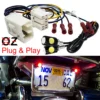 License Plate LED Light Bolt Brake Turn Signal Plug & Play For Harley Motorcycles