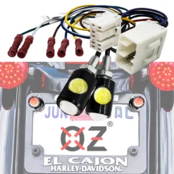 License Plate LED Light Bolt Brake Turn Signal Plug & Play For Harley Motorcycles -Oz Z 4 19188.1668731366