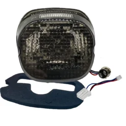 Flashing Smoke Lens Tail Brake Red LED Light For Harley Davidson Motorcycle Stop Lamp Xl FLH FX -Oz Z 7 09350.1668812865