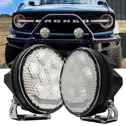 4.5" High Output 90W LED Driving Lights Work Light Flood Beam With DRL Function For Off-road Truck UTV -Oz Z2 67905.1676675440