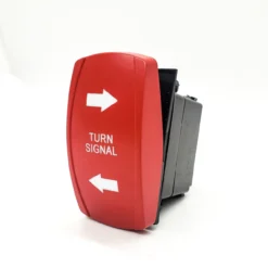 Turn Signal Lights Red Plate On/Off/On Rocker Switch 4-Pin For UTV Trucks RV Marine Vessels Polaris RZR XP Can-Am X3 Yamaha YXZ Honda Pioneer Dash Panels