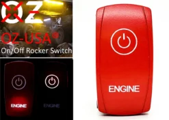 Engine Start On/Off Momentary Rocker Switch 4-Pin Laser Etch Red Plate For UTV Polaris RZR XP Can-Am Truck RV 14 Engine Start On/Off Momentary Rocker Switch 4-Pin Laser Etch Red Plate For UTV Polaris RZR XP Can-Am Truck RV -Oz b7 37248.1686432796
