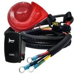 OZ-USA Hella Trumpet Horn Power Bus Bar Plug Wiring Harness Kit Compatible With 2018-2023 Can-Am Maverick X3 Max RS Turbo RR, Sport, Trail, Commander And Defender. -Oz b 33550.1685060175