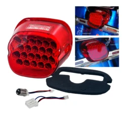 FL Red LED Tail Brake Light Harley Touring Electra FLTR Road King Glide FLHTCU I