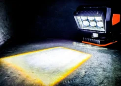 360° LED Searchlight Rotating Spotlight Wireless Remote Control Lighter Plug Adapter Magnet Base Mount For Utility Trucks Boats RVs 12V -Oz b 97121.1666483515