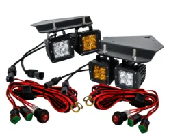 Raptor Fog Light Kit 4D Series White Amber LED POD Lights Spot Beam SVT 2010-2014 Ford F150 -Oz c 43122.1553644193