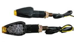 Carbon Turn Signal Led Suzuki Dual Sport Motorcycle Dirt Bike Supermoto Blinker -Oz cts 4 30007.1505880259