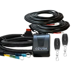 Dual Output Auxiliary Light Wiring Harness With Wireless Remote Switch Compatible With Can-Am Maverick X3 RS Turbo Commander Defender -Oz d2 01162.1685559098