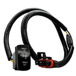 Power Bus Bar Plug Wire Kit With Winch In/Out Rocker Switch Fits Rocker Switch Panel Compatible With Polaris RZR Pro Ranger Crew XP 2018-2023 -Oz d 63951.1683925446