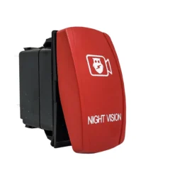 Night Vision On/Off Rocker Switch 4-Pin Laser Etch Red Plate For UTV Polaris RZR XP Can-Am Yamaha YXZ Truck RV -Oz e2 11784.1686432111