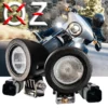 Flood Mini Trail Lights OZ-USA® LED Motorcycle Offroad Dual Sport Enduro Fog ATV MX