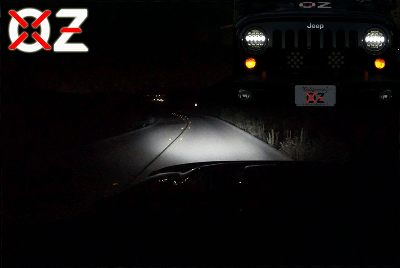 7" JEEP HEADLIGHT 75w Phillips LED H4 H13 DRL HI/LO DUAL BEAM JK TJ CJ Hummer H1 H2 11 7" JEEP HEADLIGHT 75w Phillips LED H4 H13 DRL HI/LO DUAL BEAM JK TJ CJ Hummer H1 H2 - Image 11